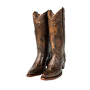 JAR BOOTS Women's Vintage Western Boots Coral Toe 4574