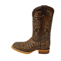 JAR BOOTS Men's Crocodile Square Toe Western Boot 2658