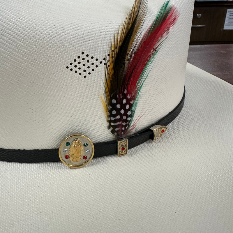 STONE Men's 1000X Johnson Our Lady of Guadalupe Hat , Natural