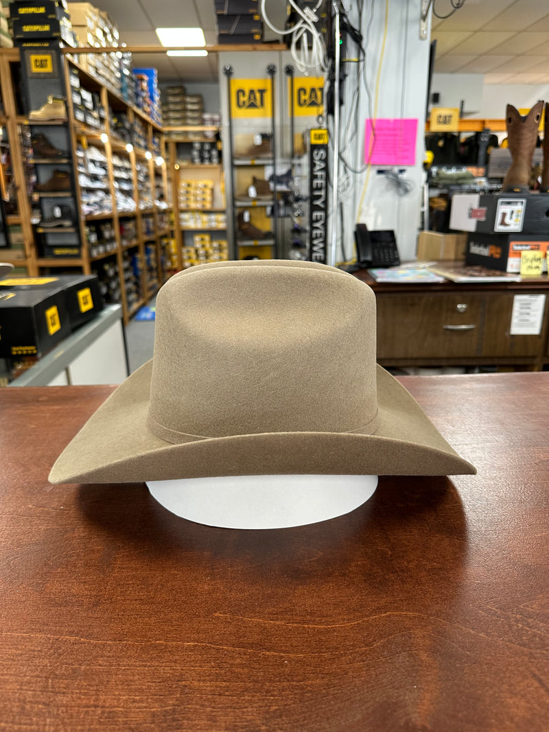 CUERNOS CHUECOS Men's 6X Durango Joan Wool Felt Cowboy Hat, Camel