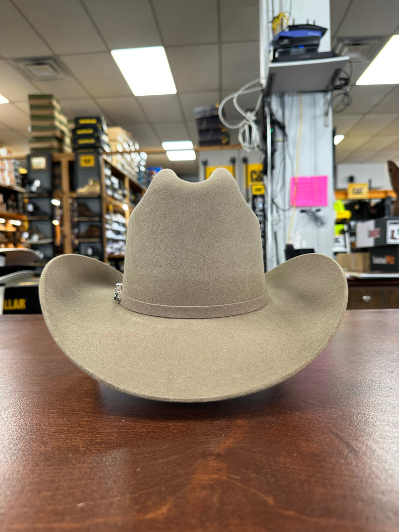 CUERNOS CHUECOS Men's 6X Durango Joan Wool Felt Cowboy Hat, Camel