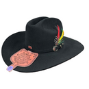 TOMBSTONE Men's 50X Chaparral Beaver Fur Cowboy Hat ,Black