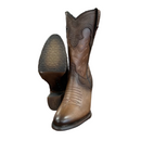 CUADRA Women's Santana Bovine Embroidery & Studs Zipper Western Boot CU769