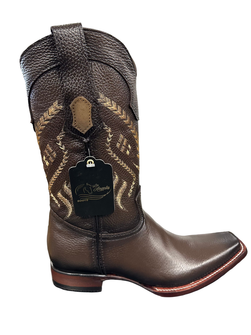 LOS ANGELES BOOTS Men's Western Boot, Brown