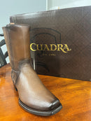CUADRA Men's  Bovine Leather  Zipper & Studs Narrow Square Toe Ankle Boot CU406