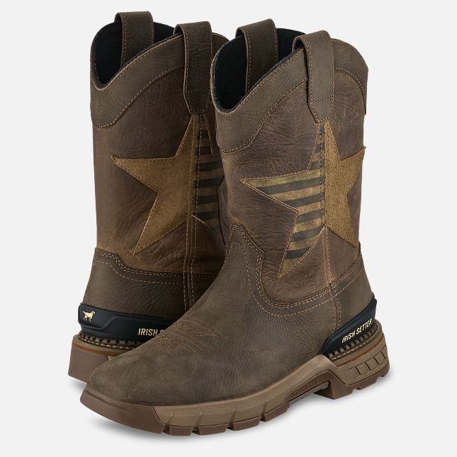 IRISH SETTER Men's Two Harbors 11in Pull On Work Boot 83995