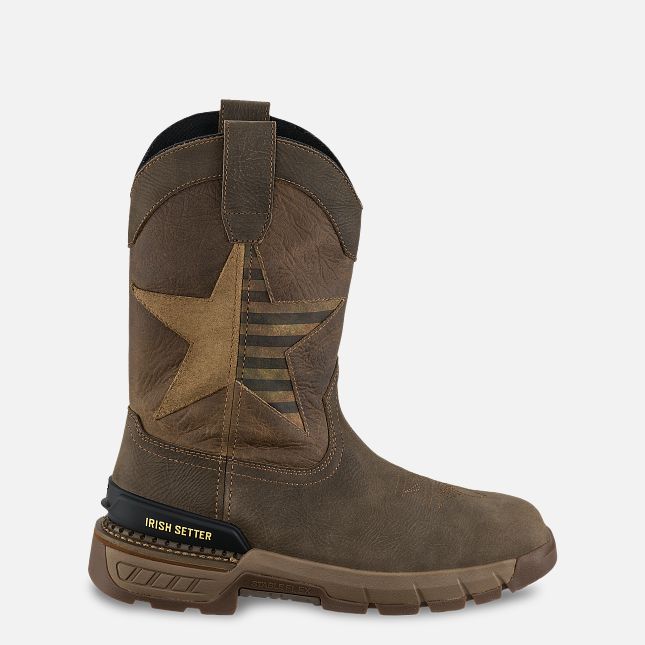IRISH SETTER Men's Two Harbors 11in Pull On Work Boot 83995
