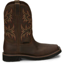 JUSTIN Men's Driller 11" Steel Toe Work Boot, Brown
