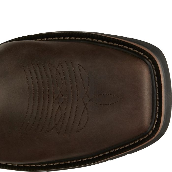 JUSTIN Men's Driller 11" Steel Toe Work Boot, Brown