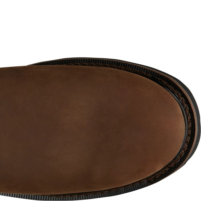 JUSTIN Men's Drywall 10" Waterproof Work Boot, Brown