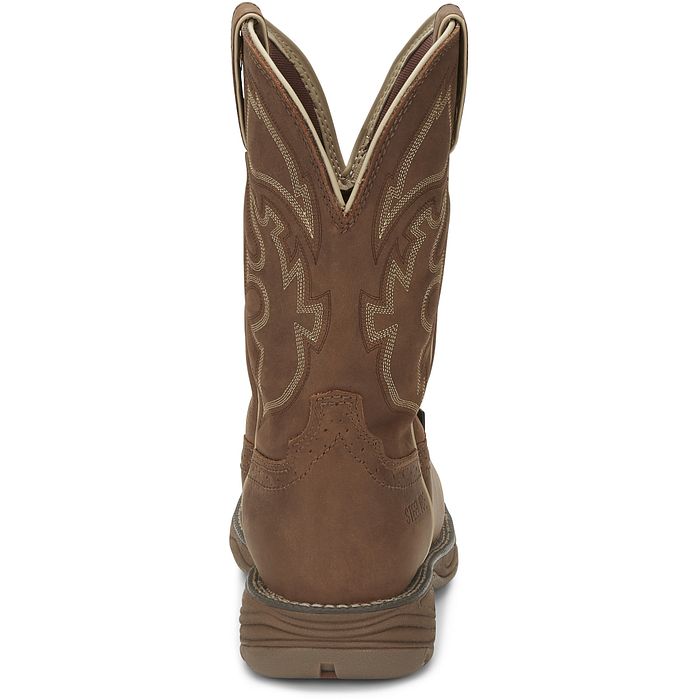 JUSTIN Men's Rush 11" Waterproof Steel Toe Work Boot