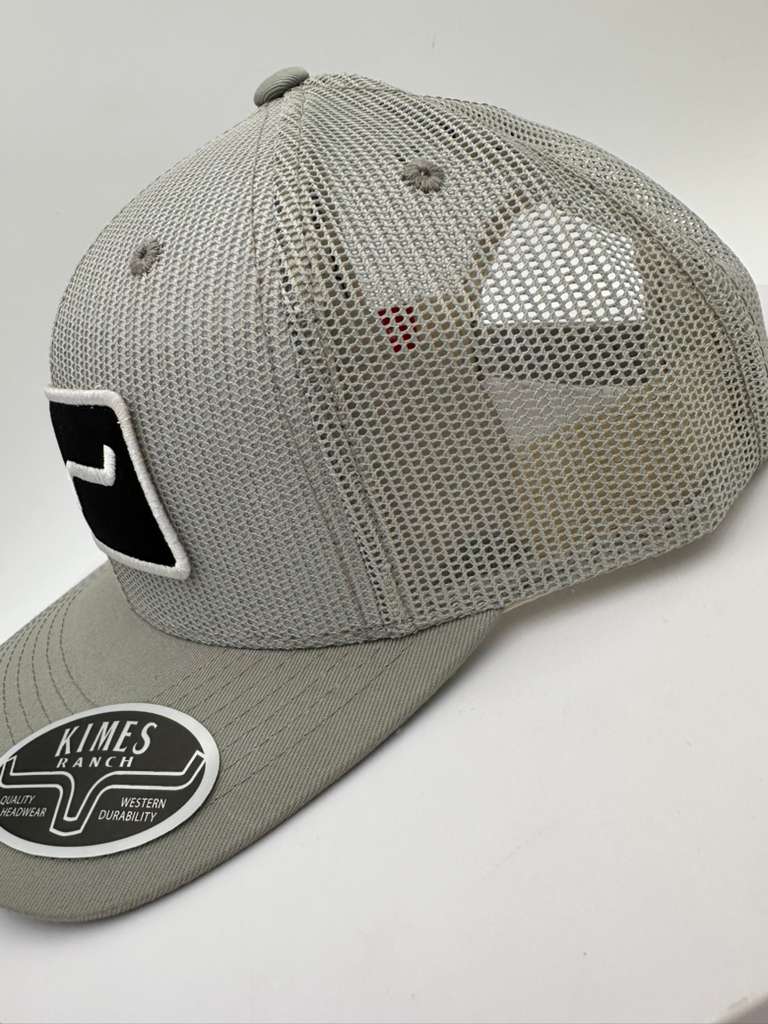 KIMES RANCH All Mesh Trac Trucker Cap, Grey