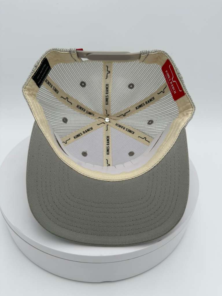KIMES RANCH All Mesh Trac Trucker Cap, Grey