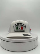 KIMES RANCH Mexican Flag Cap, White