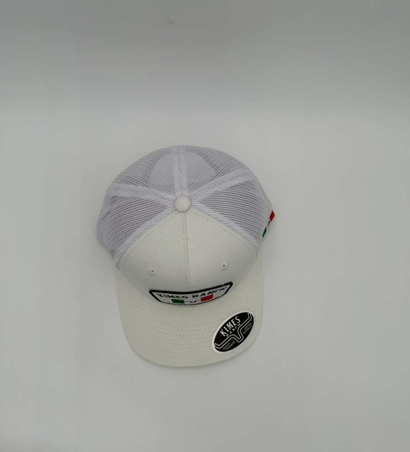 KIMES RANCH Mexican Flag Cap, White