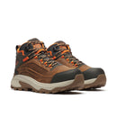 MERREL Men's Moab Speed 2 Mid Waterproof Carbon Fiber Work Boot, Light Brown