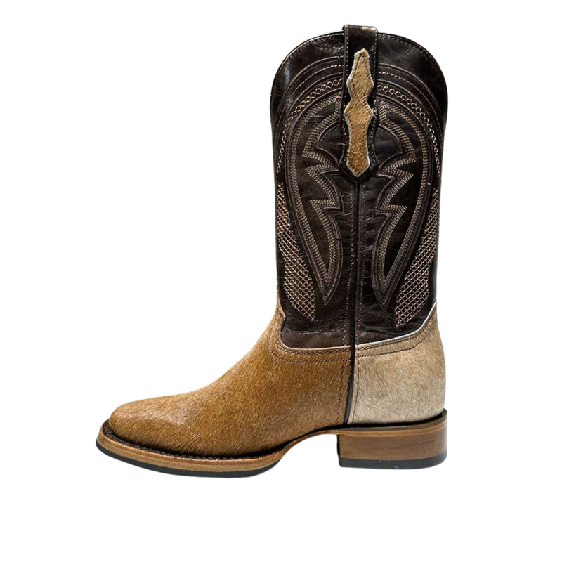 EL GENERAL Men's Rodeo Cowhide Western Boot, Brown