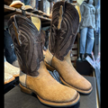 EL GENERAL Men's Rodeo Cowhide Western Boot, Brown