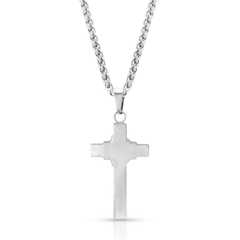 MONTANA Silversmiths Rope Wrapped Cross Necklace