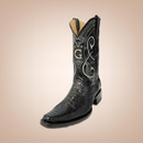 EL GENERAL MEN'S WESTERN BOOTS GENUINE LEATHER OSTRICH LEG