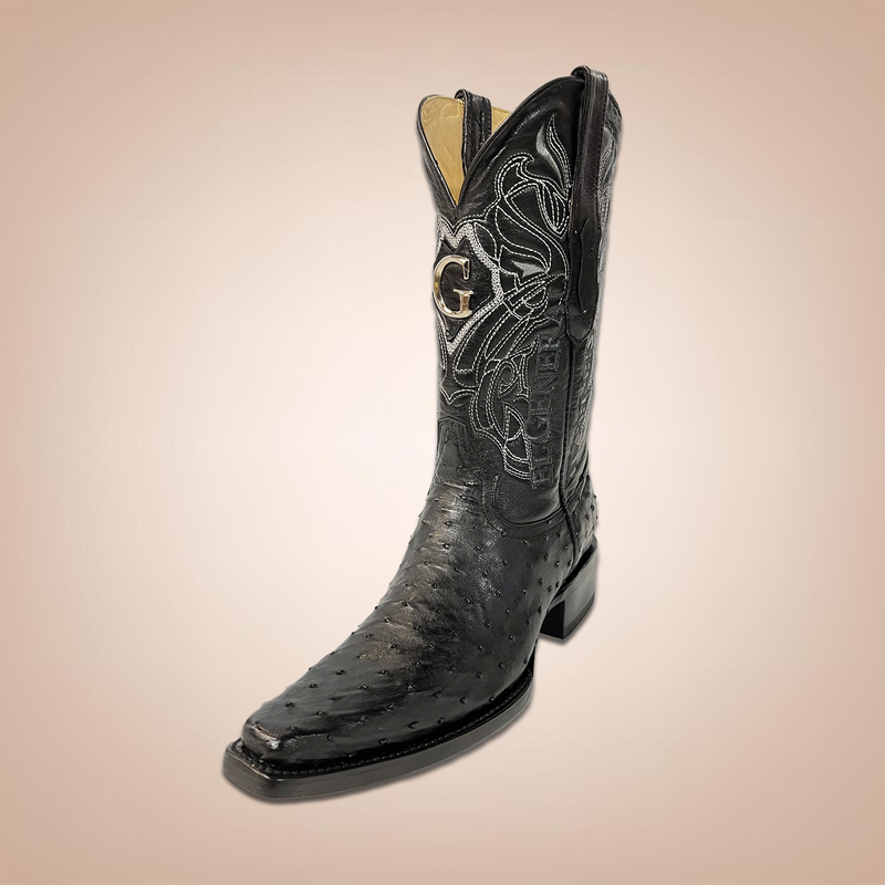 Botas vaqueras EL General para hombre de piel exótica de avestruz