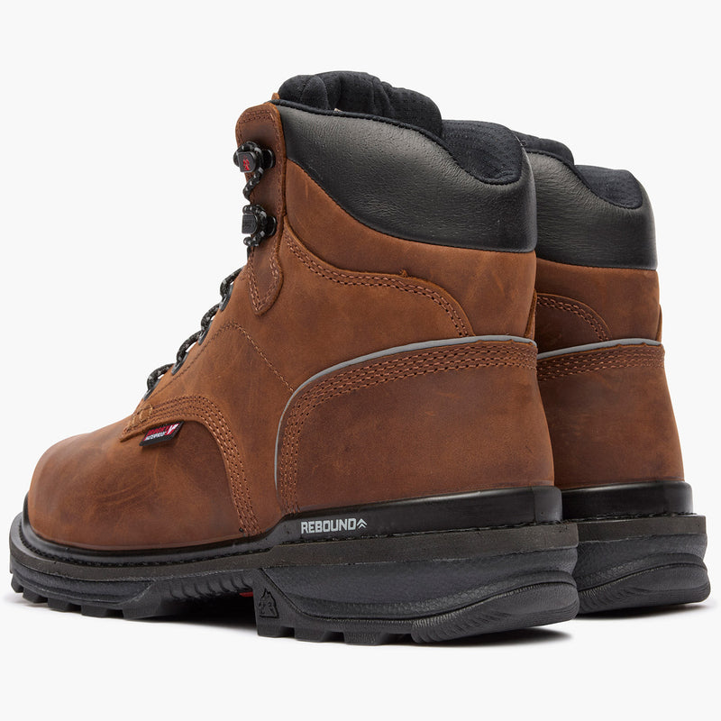 ROCKY Men's Rams Horn 6 Inch Composite Toe Waterproof Work Boot