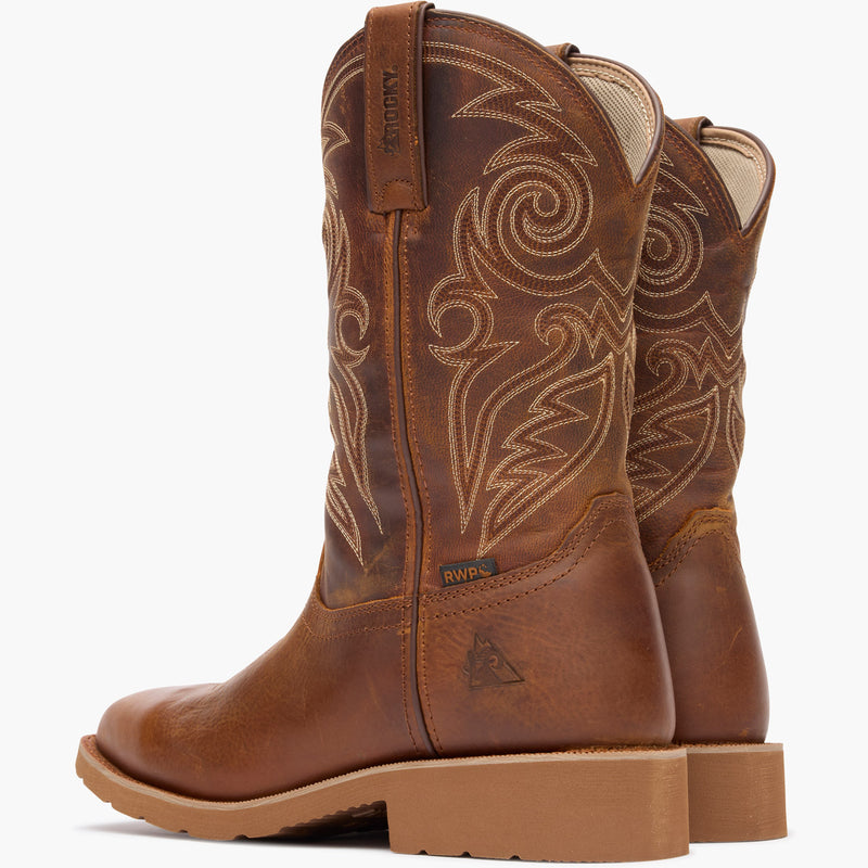 ROCKY Men’s MonoCrepe 12" Waterproof Western Work Boot