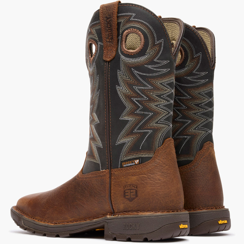 ROCKY Men's Legacy 32 Steel Toe Waterproof Western Boot