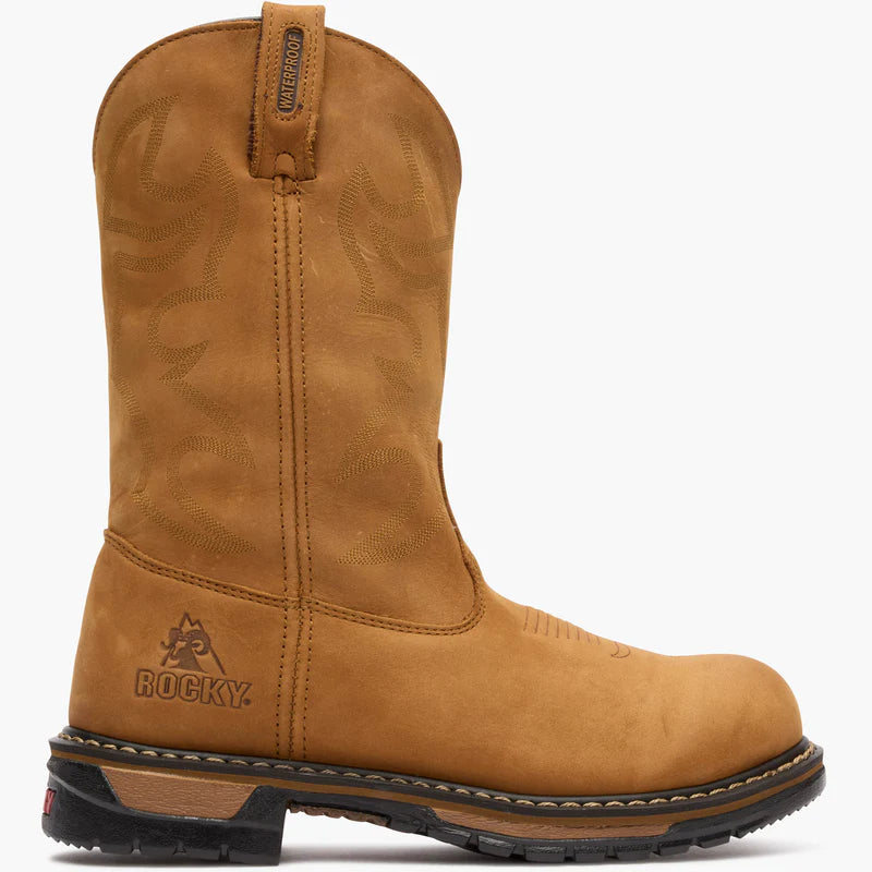 ROCKY Men's Original Ride Branson Steel Toe Waterproof Work Boot