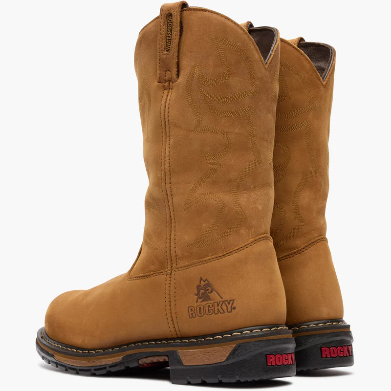 ROCKY Men's Original Ride Branson Steel Toe Waterproof Work Boot