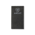 Cartera ARIAT Rodeo Bullhide negra bordada para hombre A3556201 