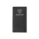 ARIAT Men's Rodeo Bullhide Black Embroidered Wallet A3556201