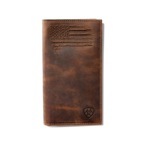 ARIAT Mens' Rodeo USA Flag Wallet A3545802