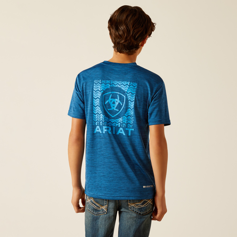 ARIAT BOY'S Charger SW Shield SS TShirt 10048647