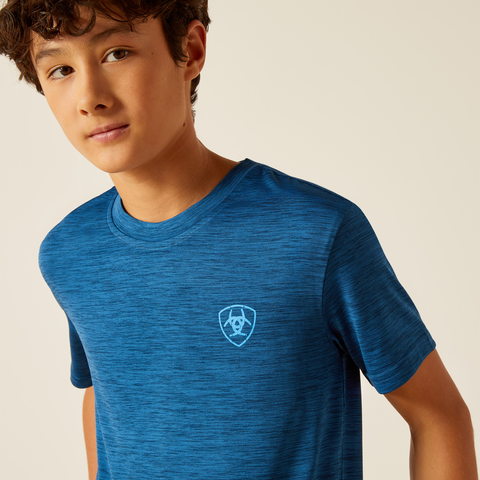 ARIAT BOY'S Charger SW Shield SS TShirt 10048647