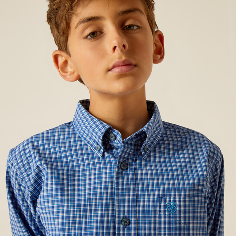 Camisa ARIAT Pro Series Perrin Classic Fit para niño 10048654