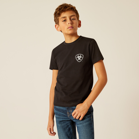 ARIAT BOY'S CACTUS FLAG SS TSHIRT 10051434