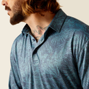 Polo estampado de manga corta ARIAT Charger 2.0 para hombre 10048528