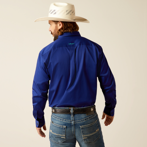 Camisa de sarga con logotipo del equipo ARIAT para hombre 10048805