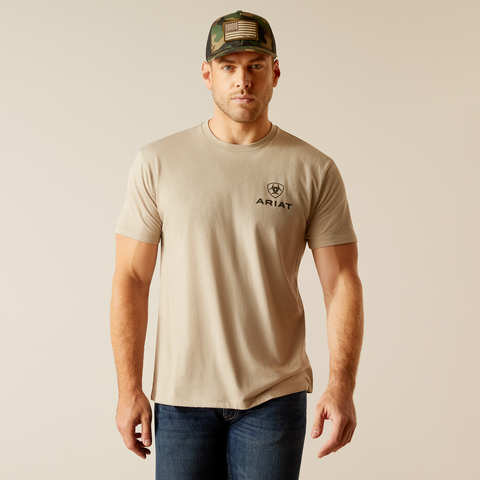 ARIAT MEN'S Cotton Shield TShirt 10051385