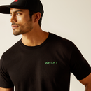 Camiseta de manga corta con insignias de madera para hombre de ARIAT 10051447