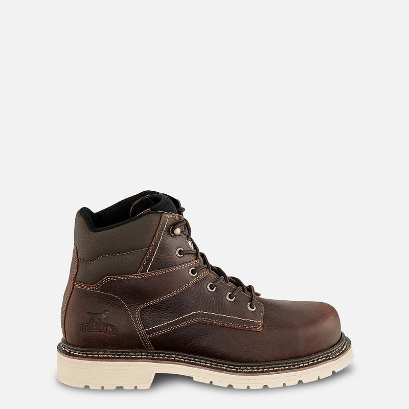 IRISH SETTER Men's Kittso Waterproof Steel Toe, Brown