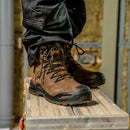 DEWALT Men's Scarsdale Waterproof, Nubuck Leather, Composite Safety Toe Work Boot