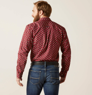 ARIAT Men's Wrinkle Free Kyler Fitted Shirt 10046207