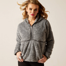 Sudadera con capucha y media cremallera bereber de lúrex para mujer ARIAT 10047244