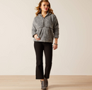 Sudadera con capucha y media cremallera bereber de lúrex para mujer ARIAT 10047244