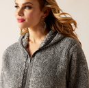 Sudadera con capucha y media cremallera bereber de lúrex para mujer ARIAT 10047244