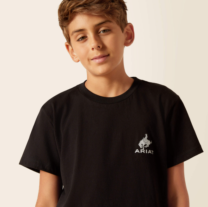 ARIAT BOY'S Bronco Flag T-Shirt 10047915