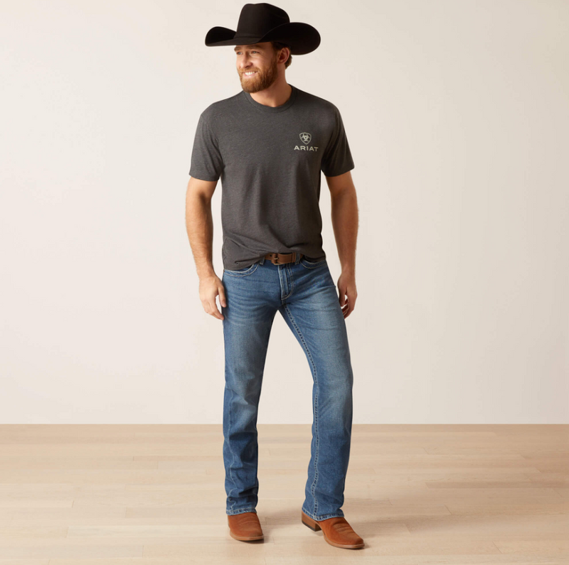 Camiseta redonda con águila para hombre de ARIAT 10047892