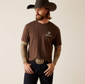Camiseta ARIAT para hombre con círculos de contorno 10047893 